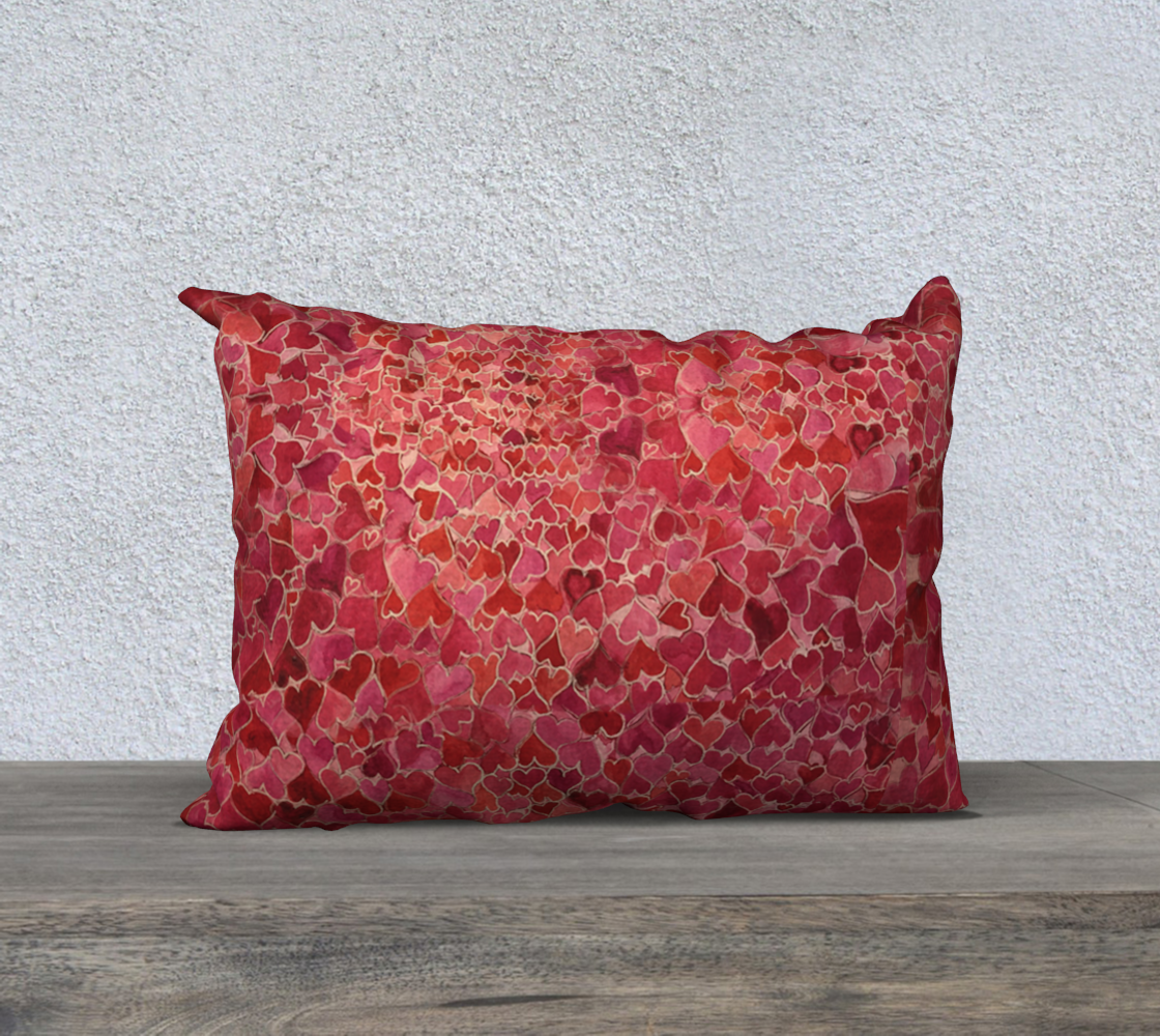 Tap into Love Heart Pillow 20x14