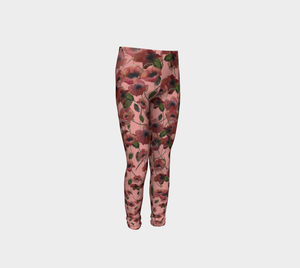 Poppies and Pink Kids' Leggings