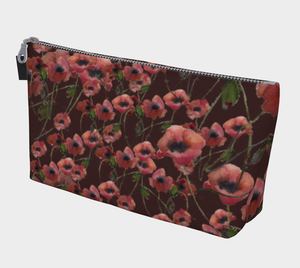 Poppies Cosmetics Bag/Clutch