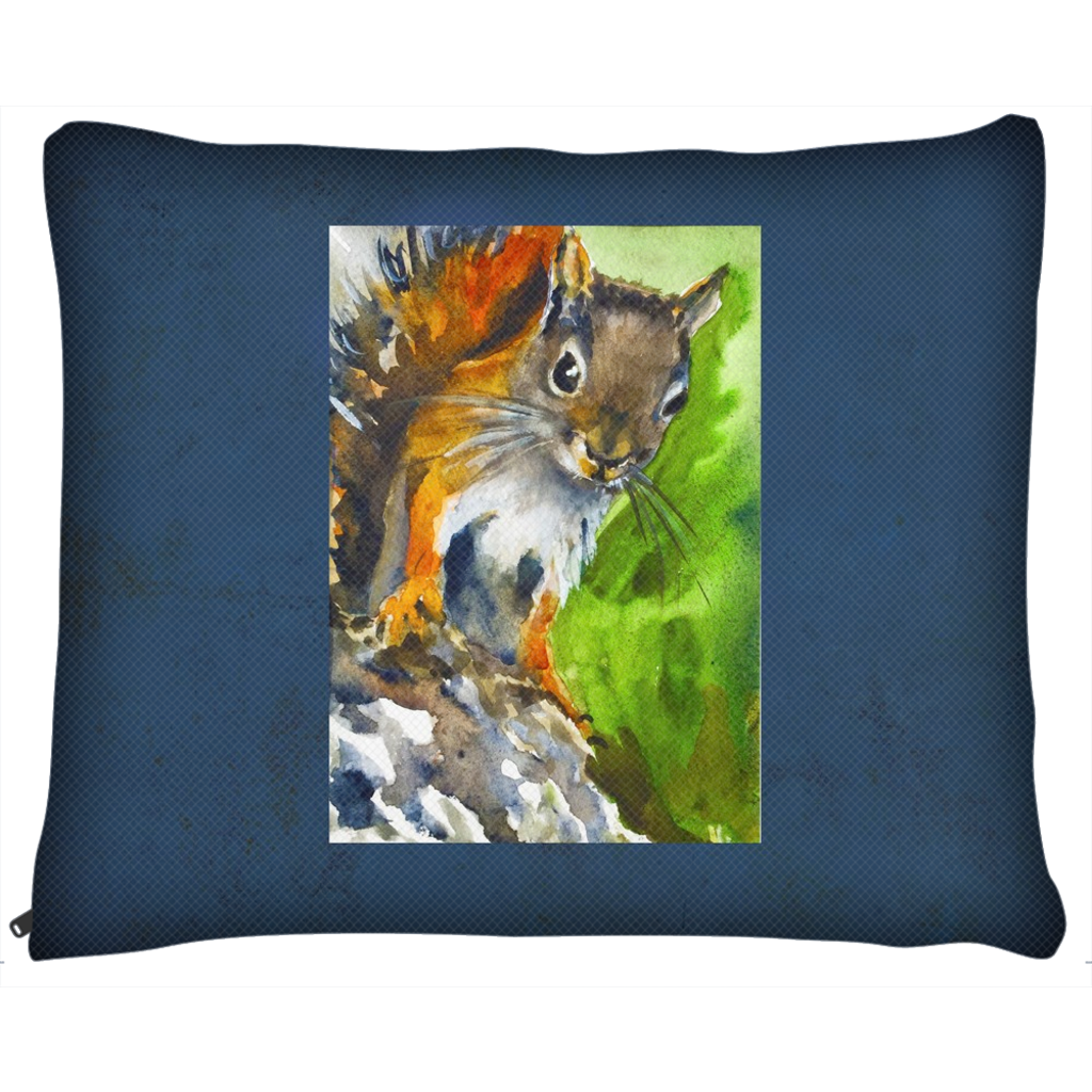 Red Squirrel Dog Bed