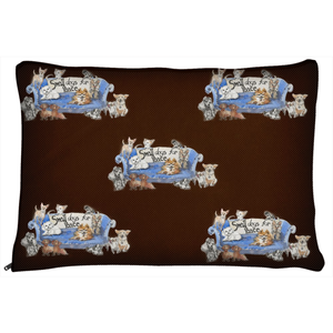 Small Dogs for Peace (dark brown)