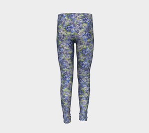 Spring Flowers Kids' Leggings (ages 4-12)