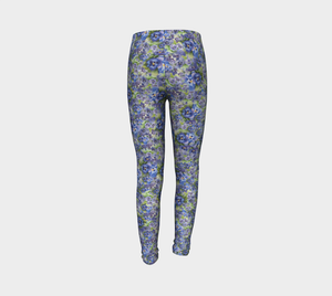 Spring Flowers Kids' Leggings (ages 4-12)