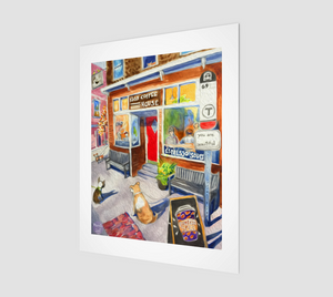 Framed Print: 1369 Coffee House, Inman Square, Cambridge, MA