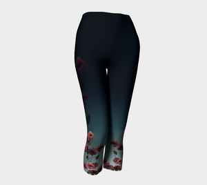 Regular Band (vs. Yoga wide band) Poppy Capris