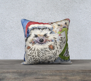 Hedgehogs for Peace Pillow Cover
