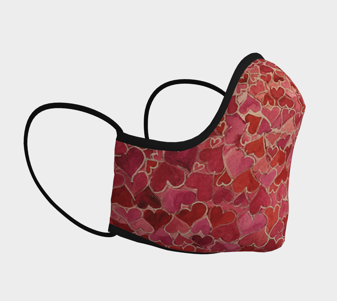 Tap into Love Face Mask with Inside Filter Pocket and Nose Wire