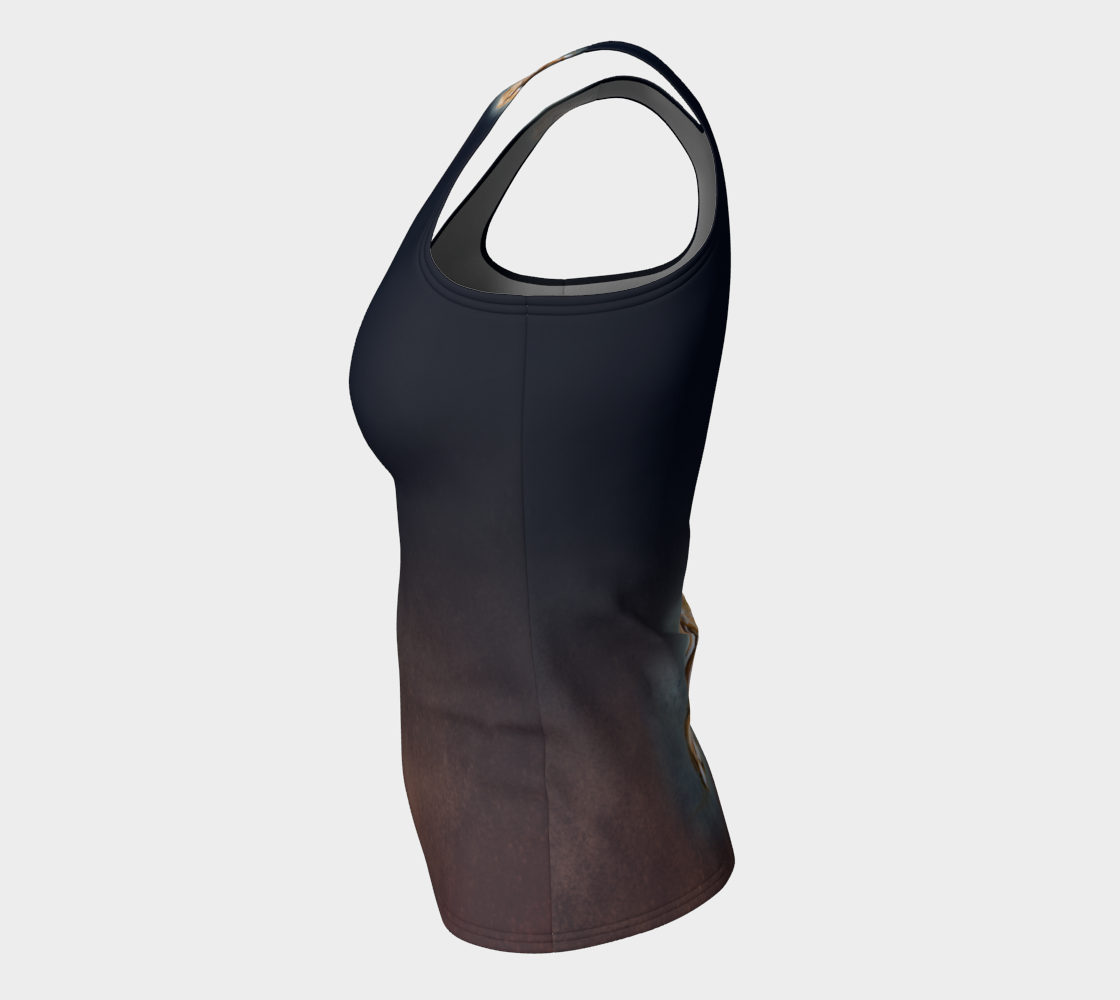 Milo Burnished Black Fitted Tank (Long)