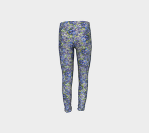 Spring Flowers Kids' Leggings (ages 4-12)