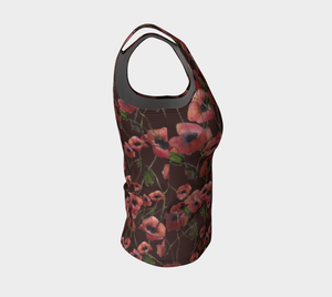 Poppies Fitted Tank (Regular)