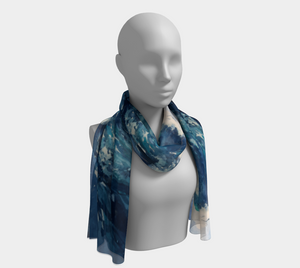 Ocean Wave Long Scarf