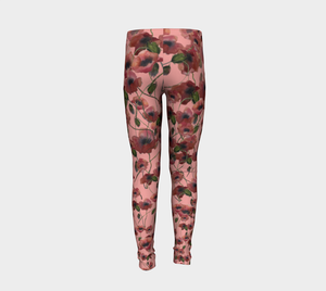 Poppies and Pink Kids' Leggings