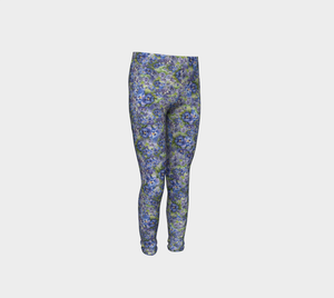 Spring Flowers Kids' Leggings (ages 4-12)