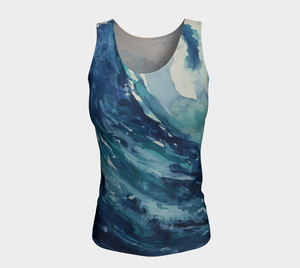 Ocean Wave Fitted Tank (Long)