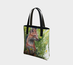 Red Fox Elegant Lined Handbag