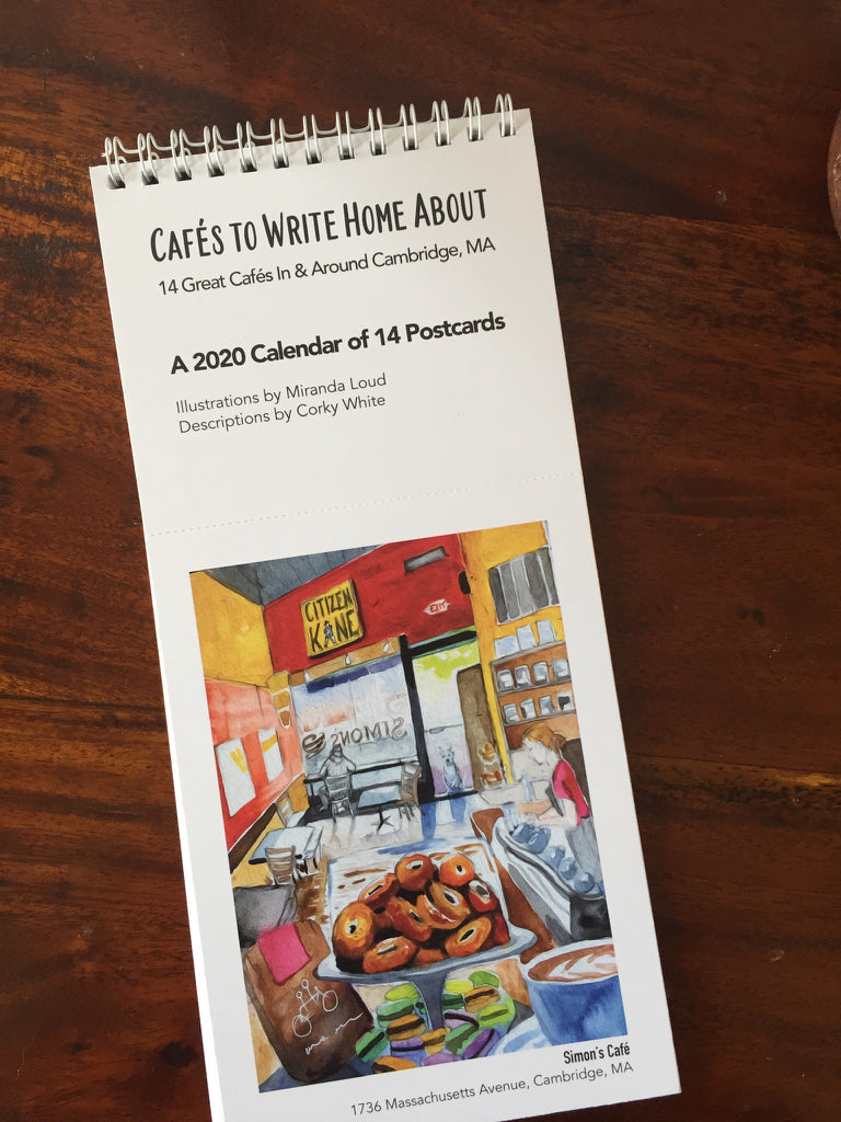 Cambridge Café Enthusiasts! 14 Postcard Collection: Cafés to Write Home About - 14 Great Cafés in and Around Cambridge, MA