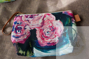 Roses Cosmetics Bag/Clutch