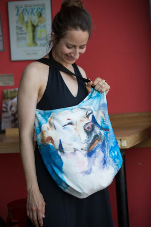 Golden Labrador Dreams Soft Stretchy Neoprene Tote
