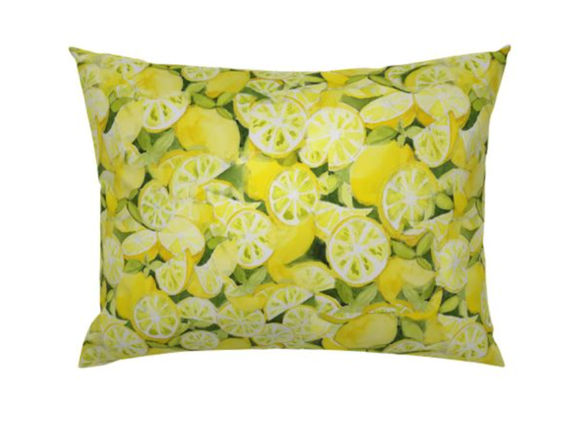Pillow Sham - Watercolor Lemons