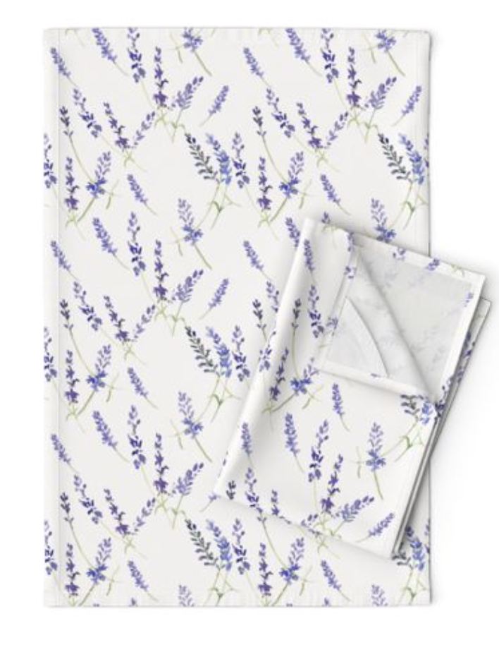 Fresh Lavender Tea Towel