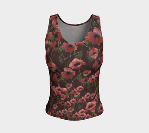 Poppies Fitted Tank (Regular)