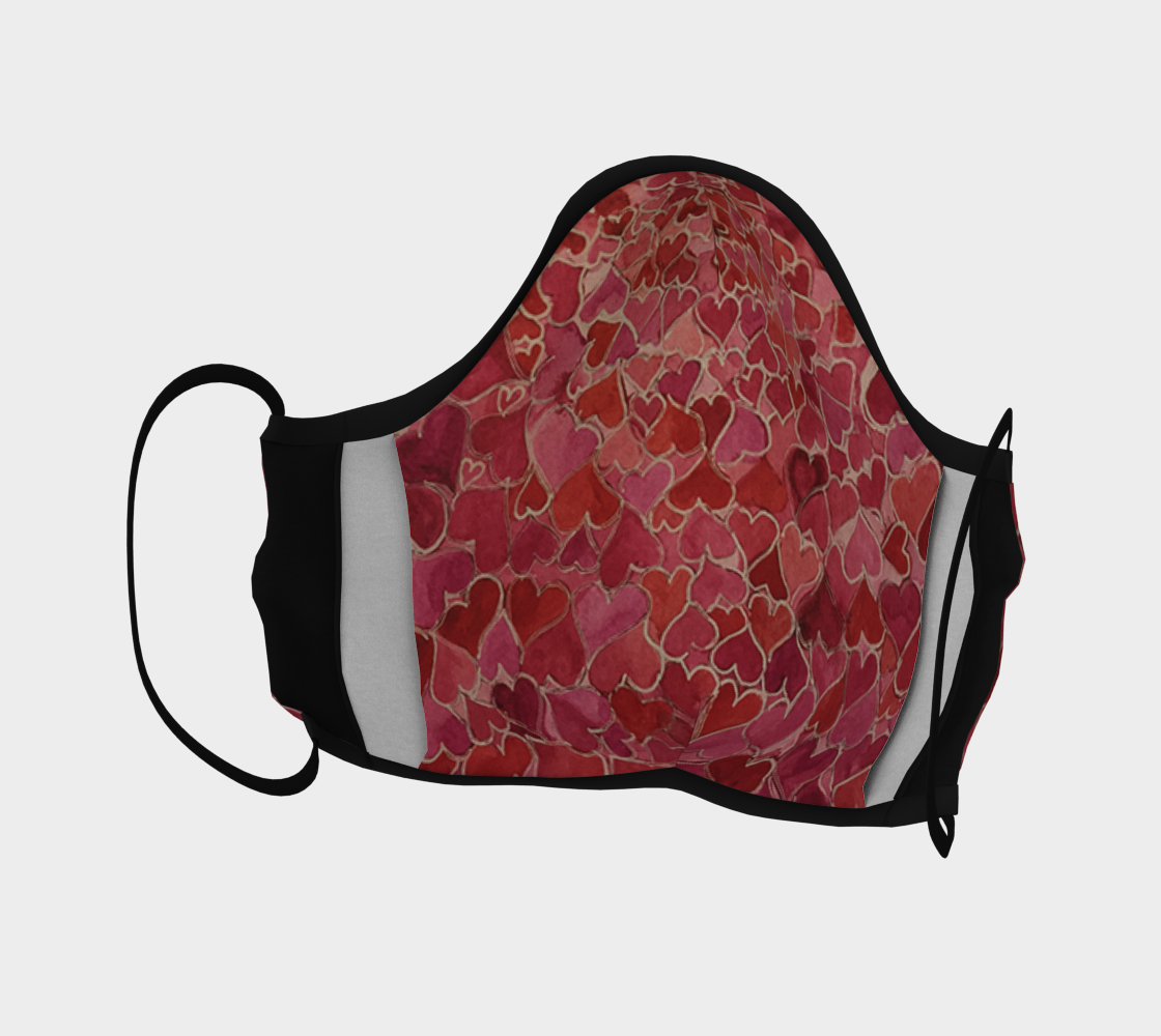 Tap into Love Face Mask with Inside Filter Pocket and Nose Wire