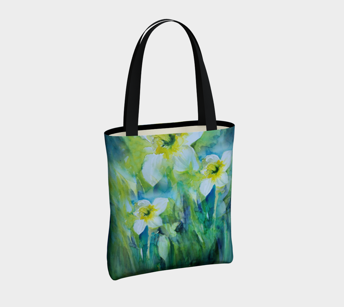 Daffodils Elegant Lined Handbag