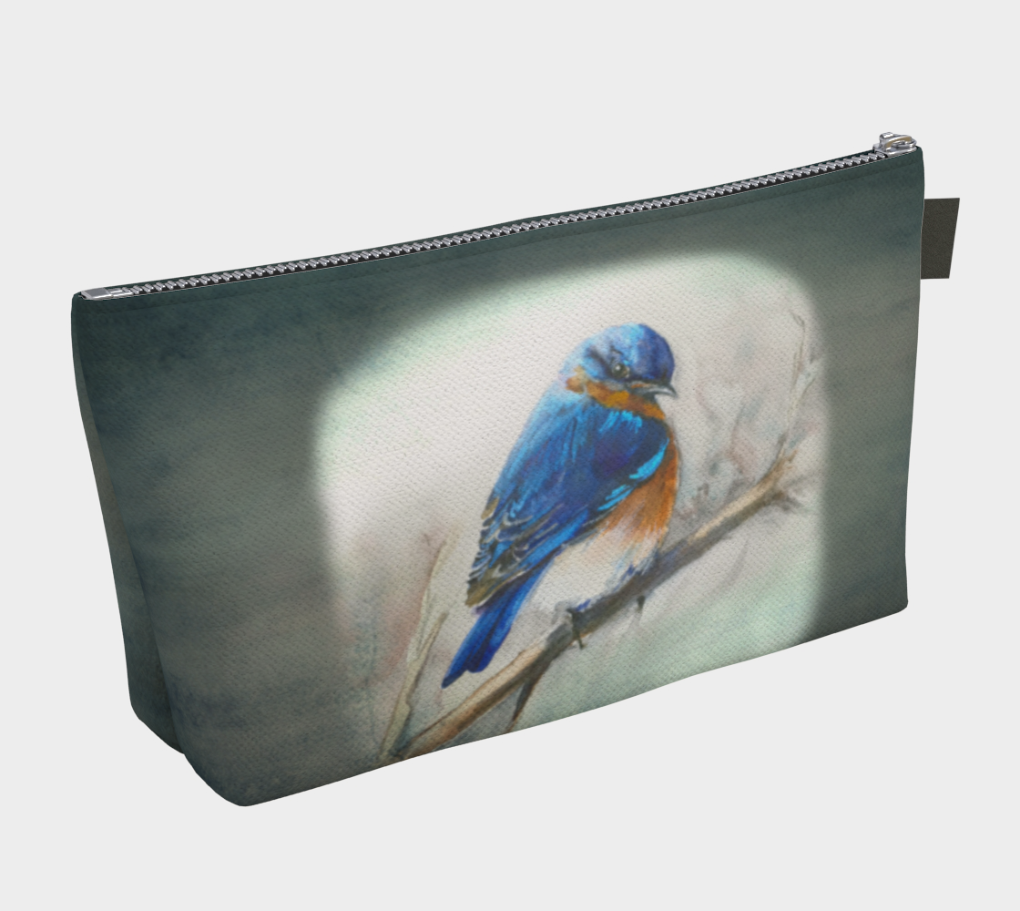 Bluebird of Happiness Cosmetics Bag/Clutch
