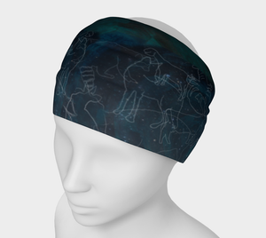 Uncommon Constellations 4 in 1 Headband/Hairband/Funnel Scarf/Scrunchy