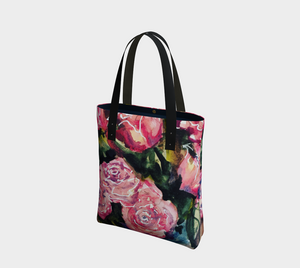 Roses Ecocanvas Elegant Lined Handbag