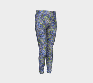 Spring Flowers Kids' Leggings (ages 4-12)