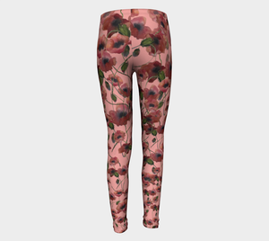 Poppies and Pink Kids' Leggings