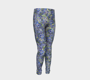 Spring Flowers Kids' Leggings (ages 4-12)