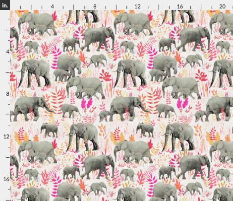 Elephant Families Wallpaper