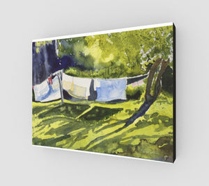 HBC Slow Laundry Gallery Wrapped Canvas