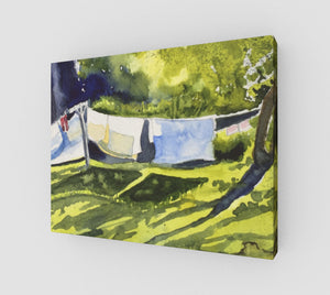 HBC Slow Laundry Gallery Wrapped Canvas