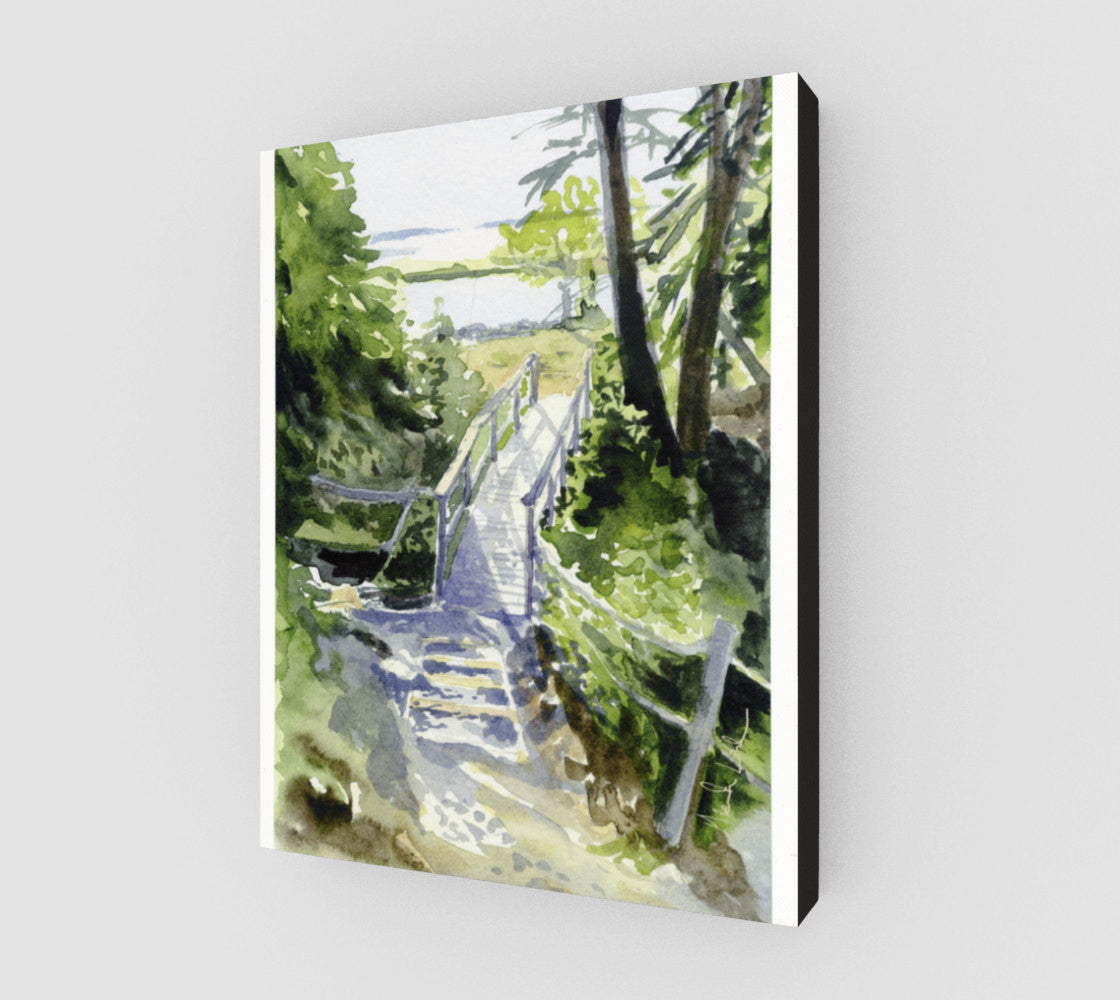HBC The Old Footbridge Gallery Wrapped Canvas