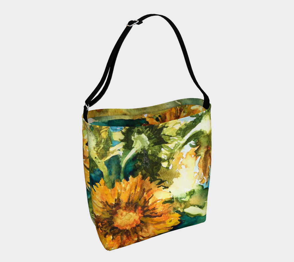 Sunflowers Soft Stretchy Neoprene Tote