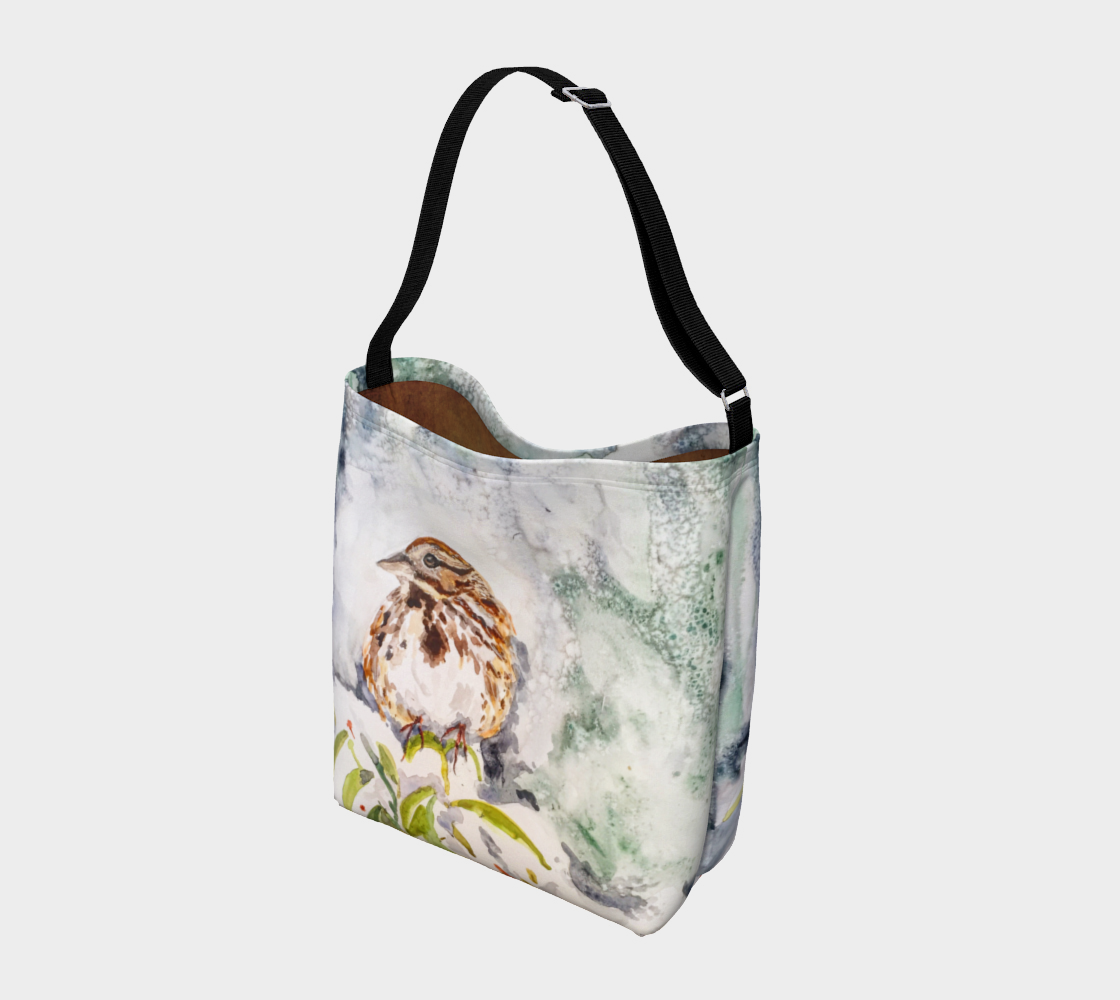 Song Sparrow Soft Stretchy Neoprene Tote