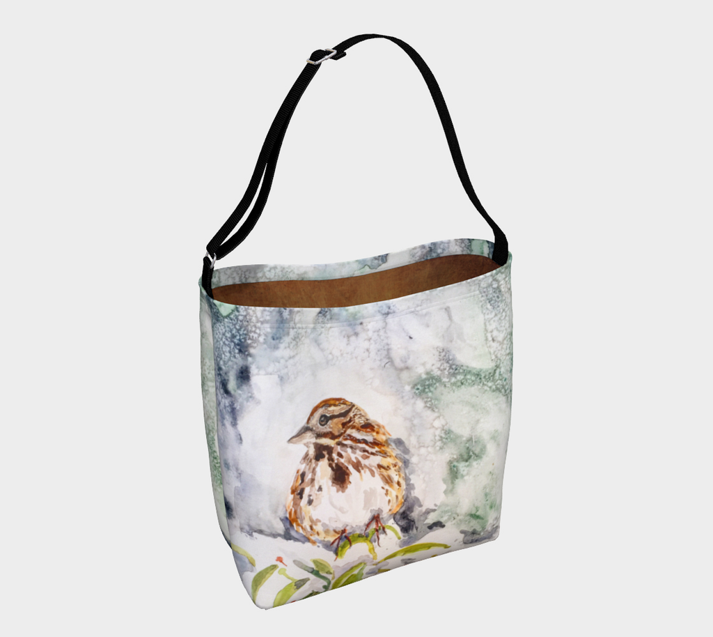 Song Sparrow Soft Stretchy Neoprene Tote