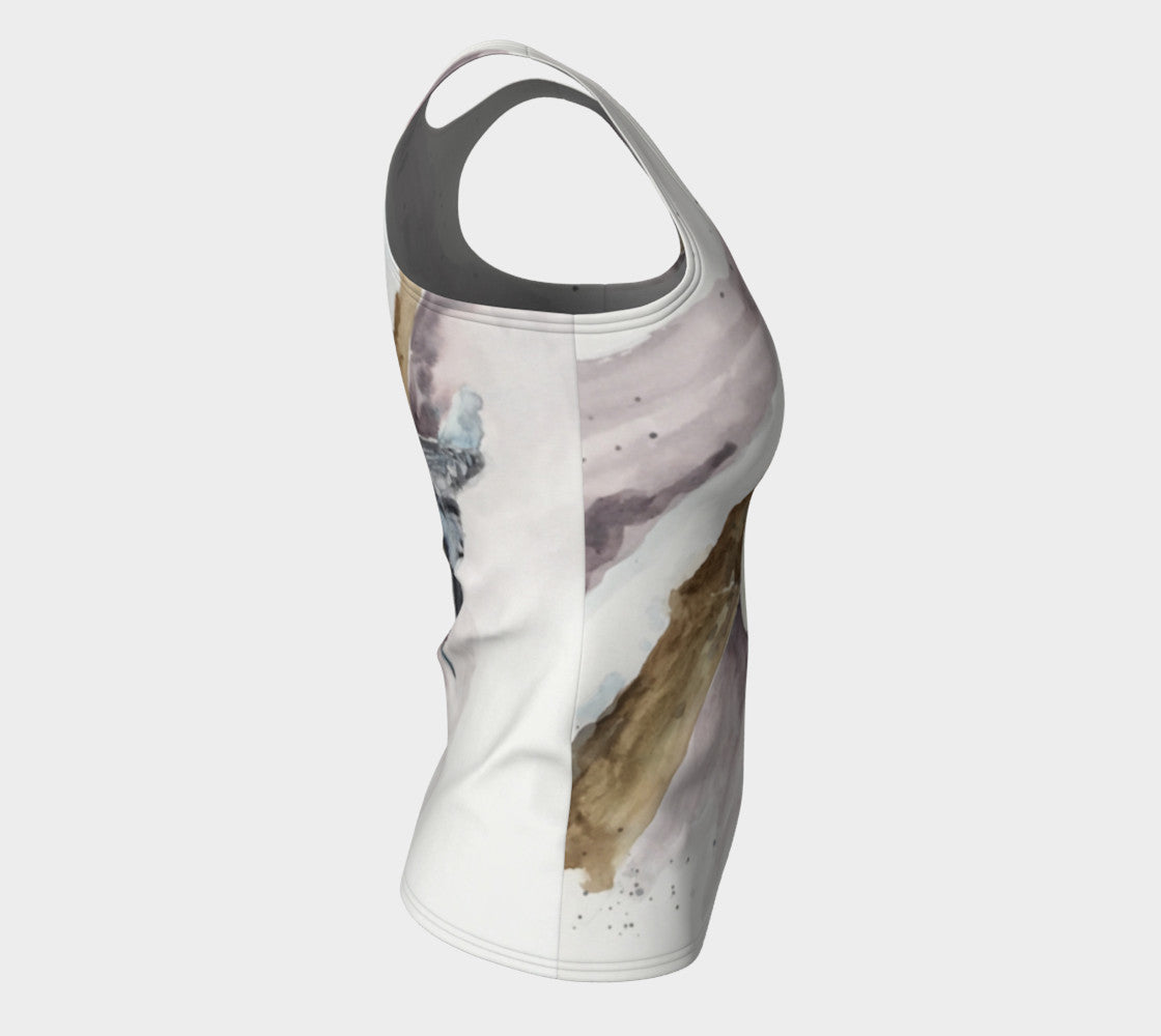 Nuthatch Fitted Tank Top (Long)