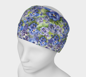 Spring Flowers 4 in 1 Headband/Hairband/Funnel Scarf/Scrunchy