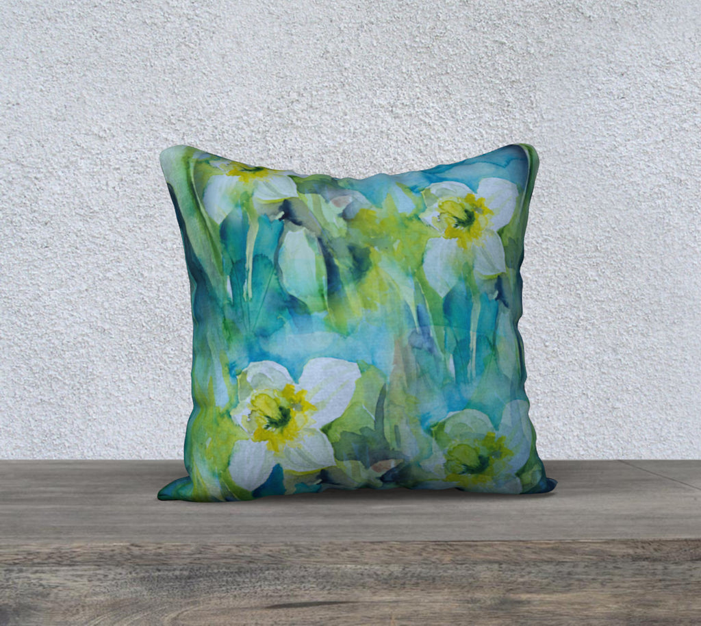 Daffodil Pillow Cover 18x18