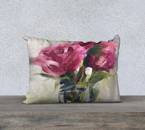 Roses on the Piano 20"x14" Pillow Cover