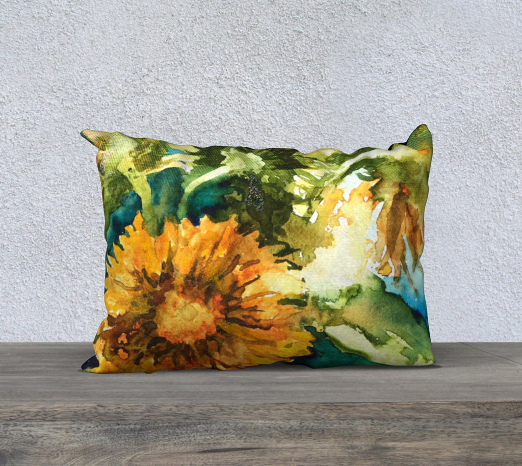 Sunflowers 20"x14" Pillow Cover