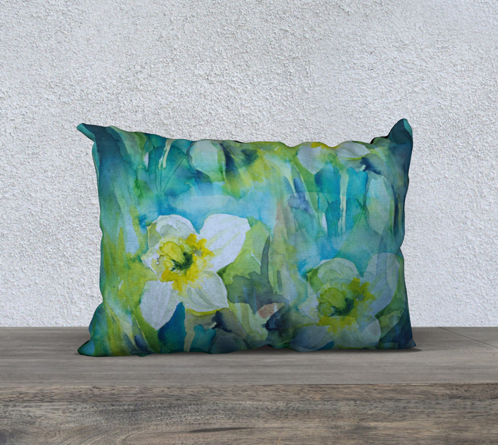Daffodil Pillow Cover 20x14