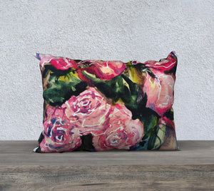 Roses Pillow Cover 20"x14"