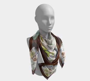 Song Sparrow Square Scarf