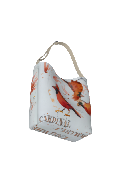 Cardinal Cartwheels Soft Stretchy Neoprene Tote