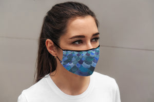 Something Fishy Face Mask with Inside Pocket and Nose Wire